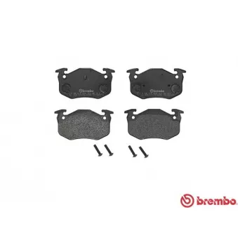 Jeu de 4 plaquettes de frein arrière BREMBO P 68 018