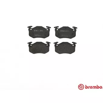 Jeu de 4 plaquettes de frein arrière BREMBO P 68 020