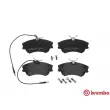 Jeu de 4 plaquettes de frein avant BREMBO P 68 023 - Visuel 1