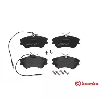 Jeu de 4 plaquettes de frein avant BREMBO P 68 023