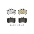 Jeu de 4 plaquettes de frein arrière BREMBO P 68 024X - Visuel 1