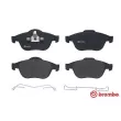 Jeu de 4 plaquettes de frein avant BREMBO P 68 030 - Visuel 1