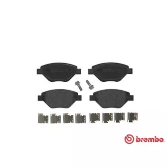 Jeu de 4 plaquettes de frein avant BREMBO P 68 031