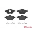 Jeu de 4 plaquettes de frein avant BREMBO P 68 032 - Visuel 1