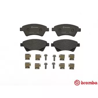 Jeu de 4 plaquettes de frein avant BREMBO P 68 034