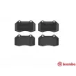 Jeu de 4 plaquettes de frein avant BREMBO P 68 036 - Visuel 1