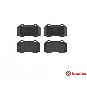 Jeu de 4 plaquettes de frein avant BREMBO