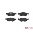 Jeu de 4 plaquettes de frein avant BREMBO P 68 039 - Visuel 1