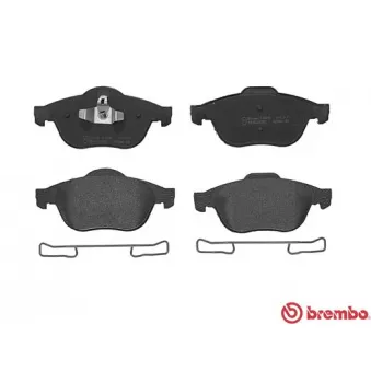 Jeu de 4 plaquettes de frein avant BREMBO P 68 040