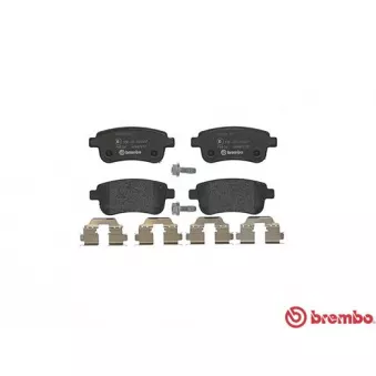 Jeu de 4 plaquettes de frein arrière BREMBO P 68 041