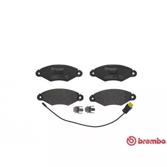 Jeu de 4 plaquettes de frein avant BREMBO P 68 042