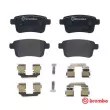 Jeu de 4 plaquettes de frein arrière BREMBO P 68 043 - Visuel 1