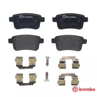Jeu de 4 plaquettes de frein arrière BREMBO