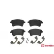 Jeu de 4 plaquettes de frein avant BREMBO P 68 044 - Visuel 1