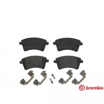 Jeu de 4 plaquettes de frein avant BREMBO P 68 044