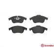 Jeu de 4 plaquettes de frein avant BREMBO P 68 047 - Visuel 1