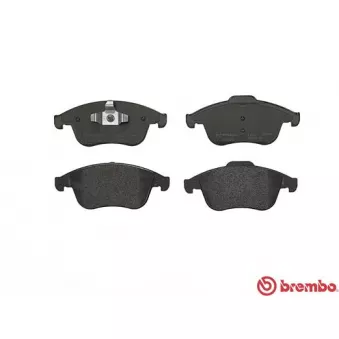 Jeu de 4 plaquettes de frein avant BREMBO P 68 047
