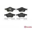 Jeu de 4 plaquettes de frein avant BREMBO P 68 048 - Visuel 1