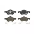 Jeu de 4 plaquettes de frein avant BREMBO P 68 048X - Visuel 1