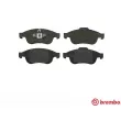 Jeu de 4 plaquettes de frein avant BREMBO P 68 050 - Visuel 1