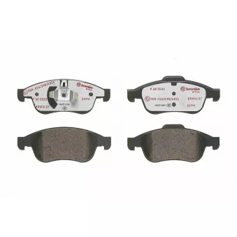 Jeu de 4 plaquettes de frein avant BREMBO P 68 050X