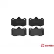 Jeu de 4 plaquettes de frein avant BREMBO P 68 051 - Visuel 1