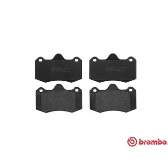 Jeu de 4 plaquettes de frein avant BREMBO