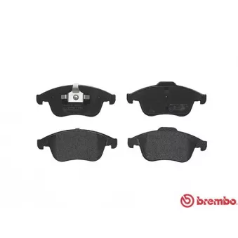 Jeu de 4 plaquettes de frein avant BREMBO P 68 052