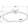 Jeu de 4 plaquettes de frein avant BREMBO P 68 055 - Visuel 2