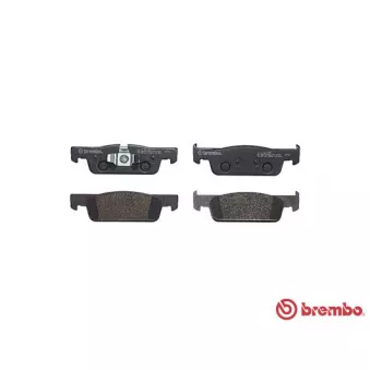Jeu de 4 plaquettes de frein avant BREMBO P 68 059