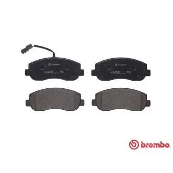 Jeu de 4 plaquettes de frein avant BREMBO P 68 062