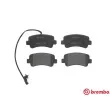 Jeu de 4 plaquettes de frein arrière BREMBO P 68 063 - Visuel 1