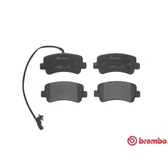 Jeu de 4 plaquettes de frein arrière BREMBO P 68 063