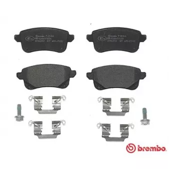 Jeu de 4 plaquettes de frein arrière BREMBO P 68 064