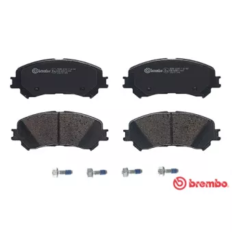 Jeu de 4 plaquettes de frein avant BREMBO P 68 067