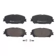 Jeu de 4 plaquettes de frein avant BREMBO P 68 071 - Visuel 1