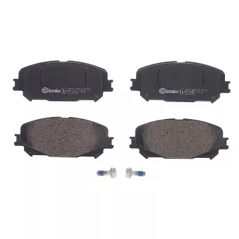 Jeu de 4 plaquettes de frein avant BREMBO P 68 071