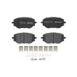 Jeu de 4 plaquettes de frein avant BREMBO P 68 073 - Visuel 1