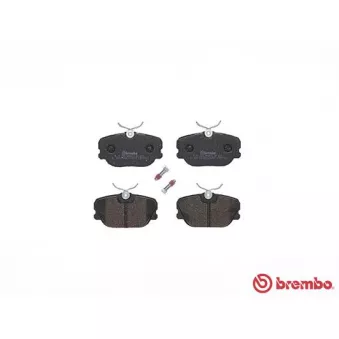 Jeu de 4 plaquettes de frein avant BREMBO P 71 004