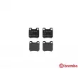Jeu de 4 plaquettes de frein arrière BREMBO P 71 008 - Visuel 1