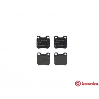 Jeu de 4 plaquettes de frein arrière BREMBO P 71 008