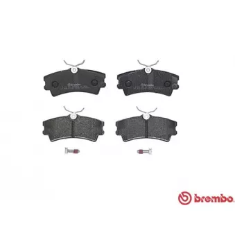 Jeu de 4 plaquettes de frein avant BREMBO P 72 001