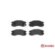 Jeu de 4 plaquettes de frein avant BREMBO P 78 004 - Visuel 1