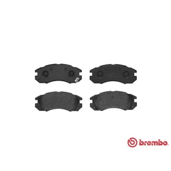 Jeu de 4 plaquettes de frein avant BREMBO P 78 004