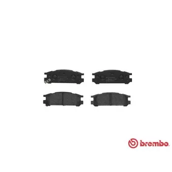 Jeu de 4 plaquettes de frein arrière BREMBO P 78 005