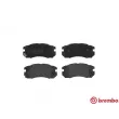 Jeu de 4 plaquettes de frein avant BREMBO P 78 007 - Visuel 1