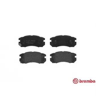 Jeu de 4 plaquettes de frein avant BREMBO P 78 007