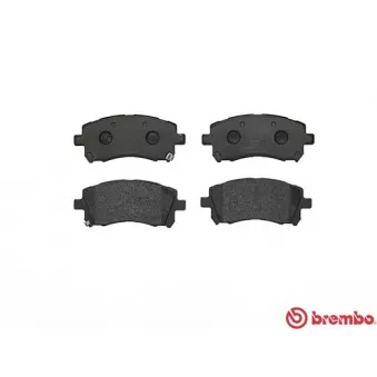 Jeu de 4 plaquettes de frein avant BREMBO P 78 010