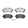 Jeu de 4 plaquettes de frein avant BREMBO P 78 010X - Visuel 1