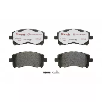 Jeu de 4 plaquettes de frein avant BREMBO P 78 010X